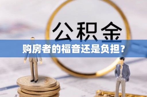 金牛购房者的福音还是负担？